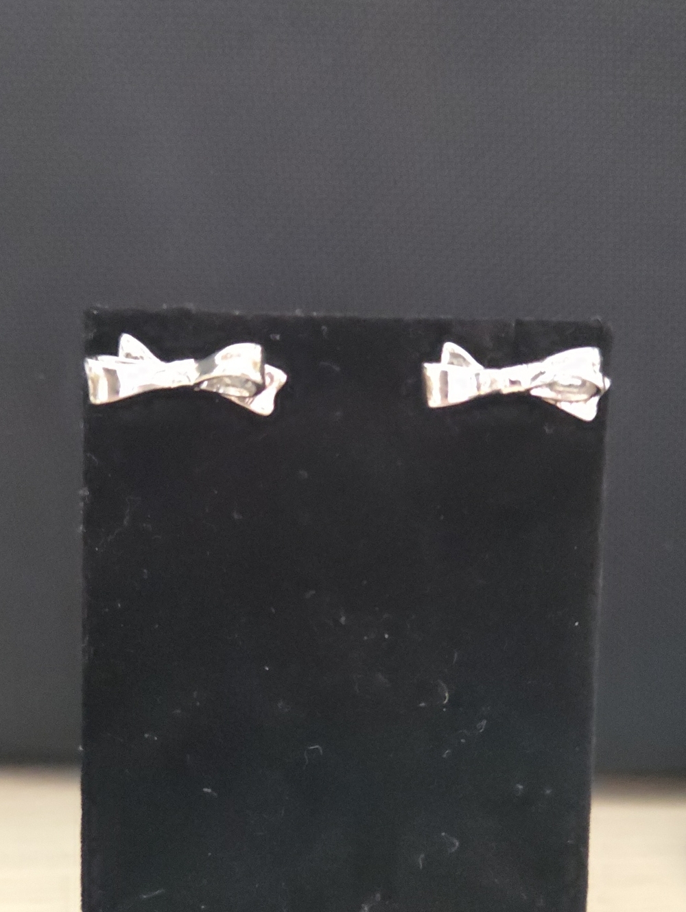 kate spade Silver Bow Stud Earrings